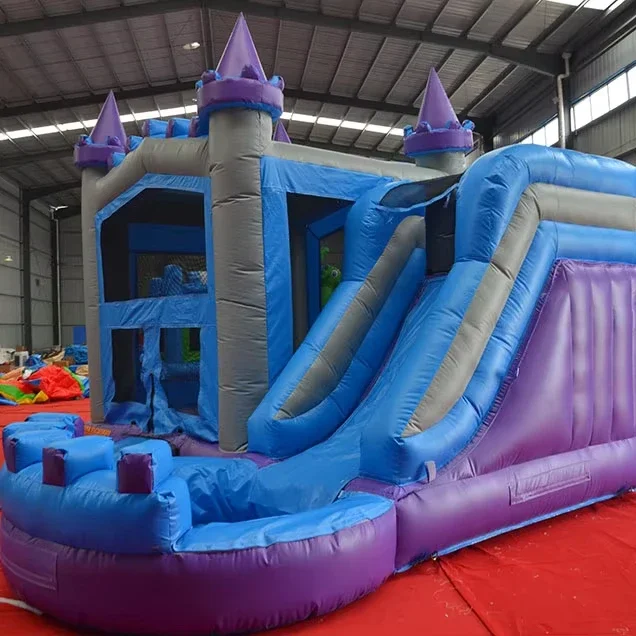 

Indoor Outdoor Inflatable Jumping Castle with Water Slide Rental Supplier