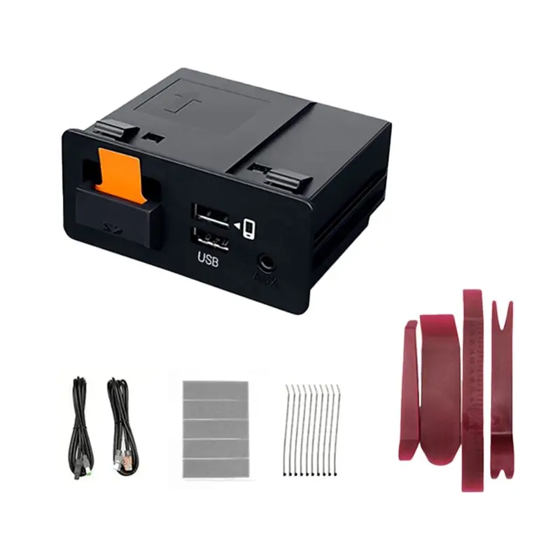 

ABTD-For Mazda 2 3 6 CX3 CX5 CX8 CX9 MX5 TK78669U0C P2 For Wired Carplay Android Auto Adapter USB Hub For Retrofit Kit