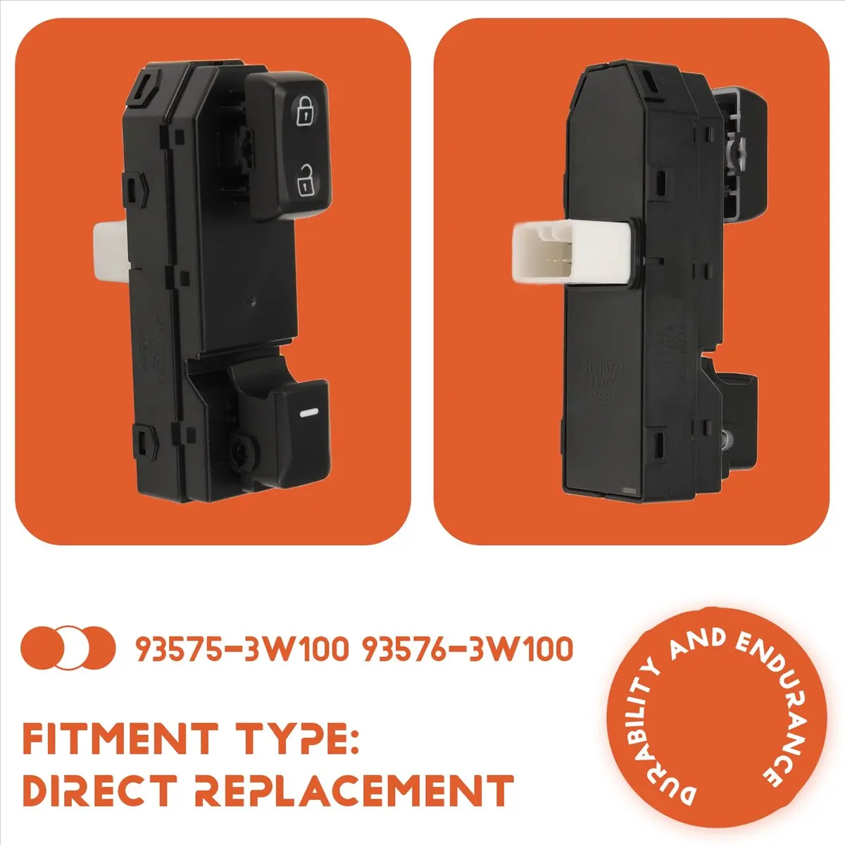 

New for KIA Sportage Front Right Power Window Control Switch Y80A