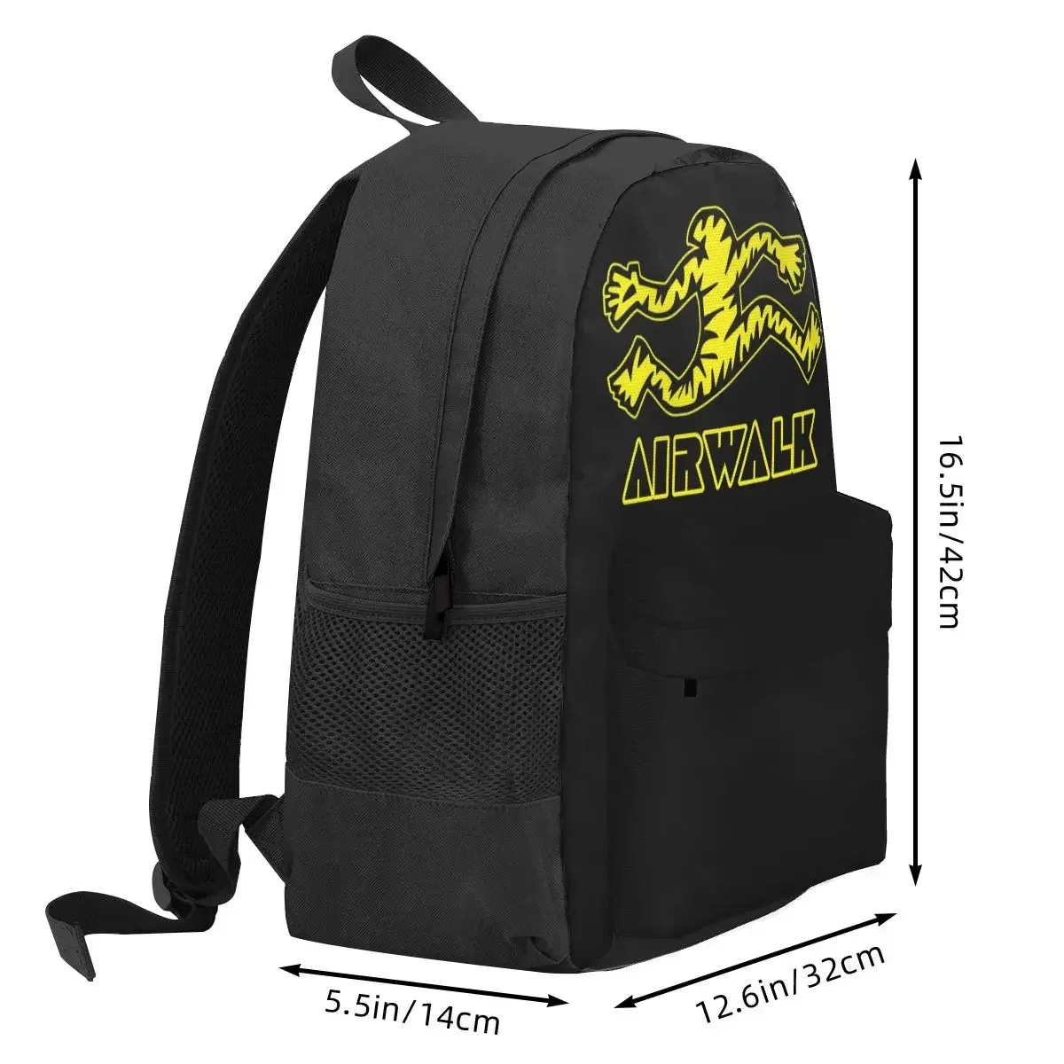 문신 올드 스쿨 에어 워크 배낭 소년 소녀 Bookbag 어린이 학교 가방 만화 노트북 배낭 숄더 백 대용량