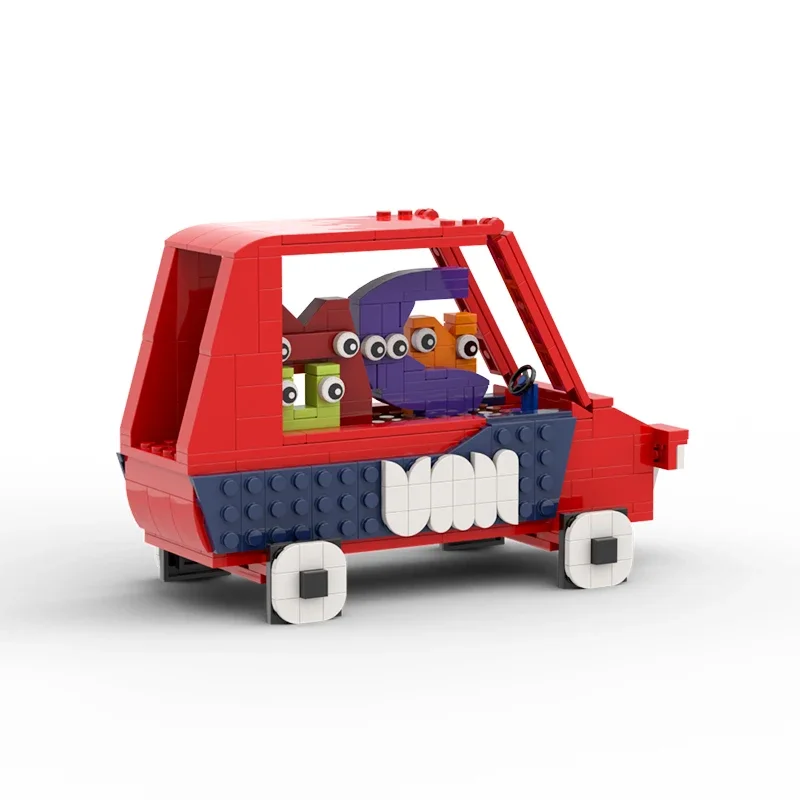 MOC alphabé VAN voiture Van Lore figurines idées blocs de construction Kits cabine Taxi lettres Lores véhicule voiture briques jouets enfants cadeaux