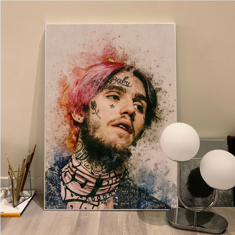 Lil Peep Hip Hop Classic Movie Poster Vintage Room Home Bar Cafe Decor Room Wall Decor