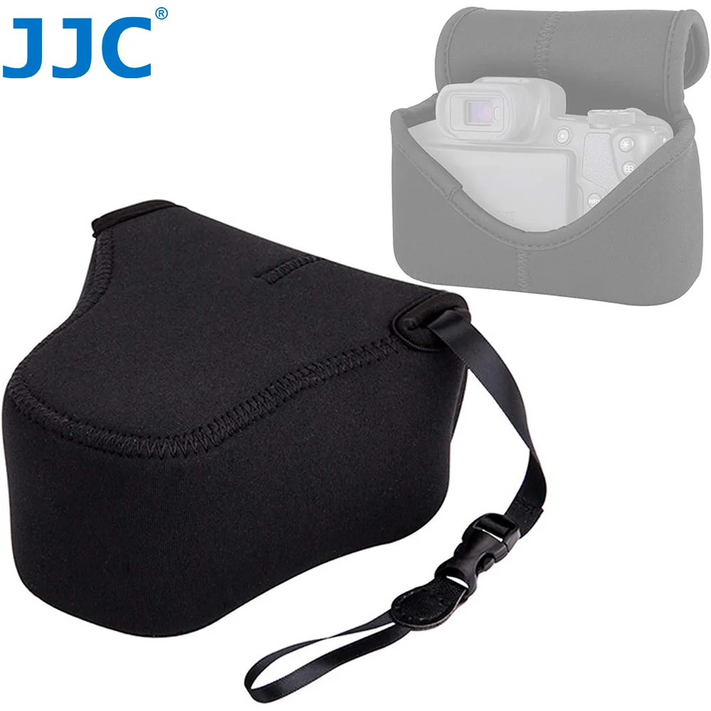 JJC Black Ultra Light Neoprene Camera Case For Fujifilm X100V X100VI X-E4 X-T100 X-T30 X-T20 X-T10 Canon Sony Nikon Panasonic