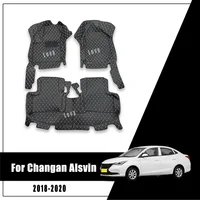 Alfombrillas de coche para Changan Alsvin 2018 2019 2020 2021 2022 2023 2024, piezas de interiores de coche, accesorios, revestimiento de suelo de estilo