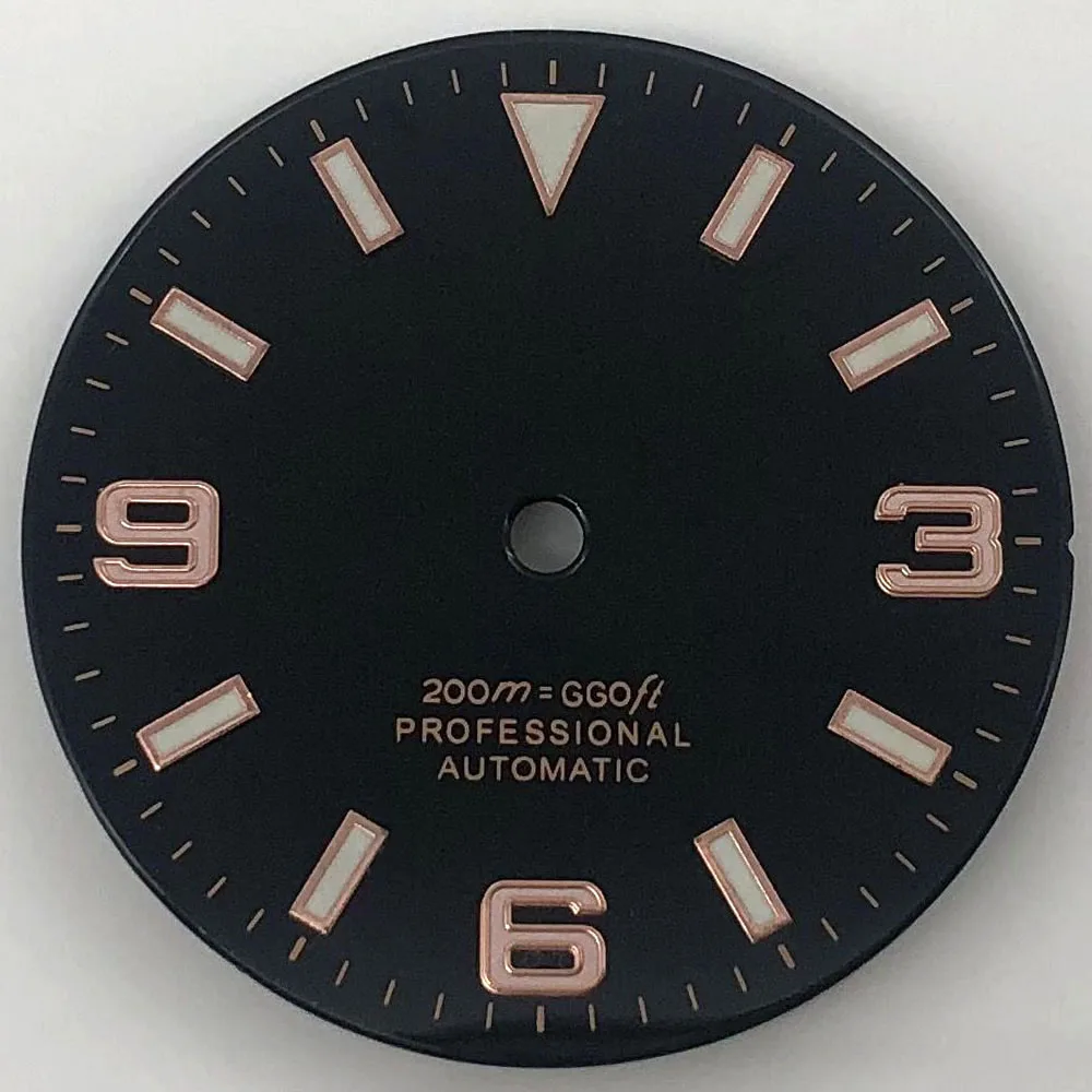 29mm Dial Luminous Fit Miyota8205/8215/821A ETA2836/2824 NH35 NH36 Mingzhu2813/3804 Movement Blue Green Black Red