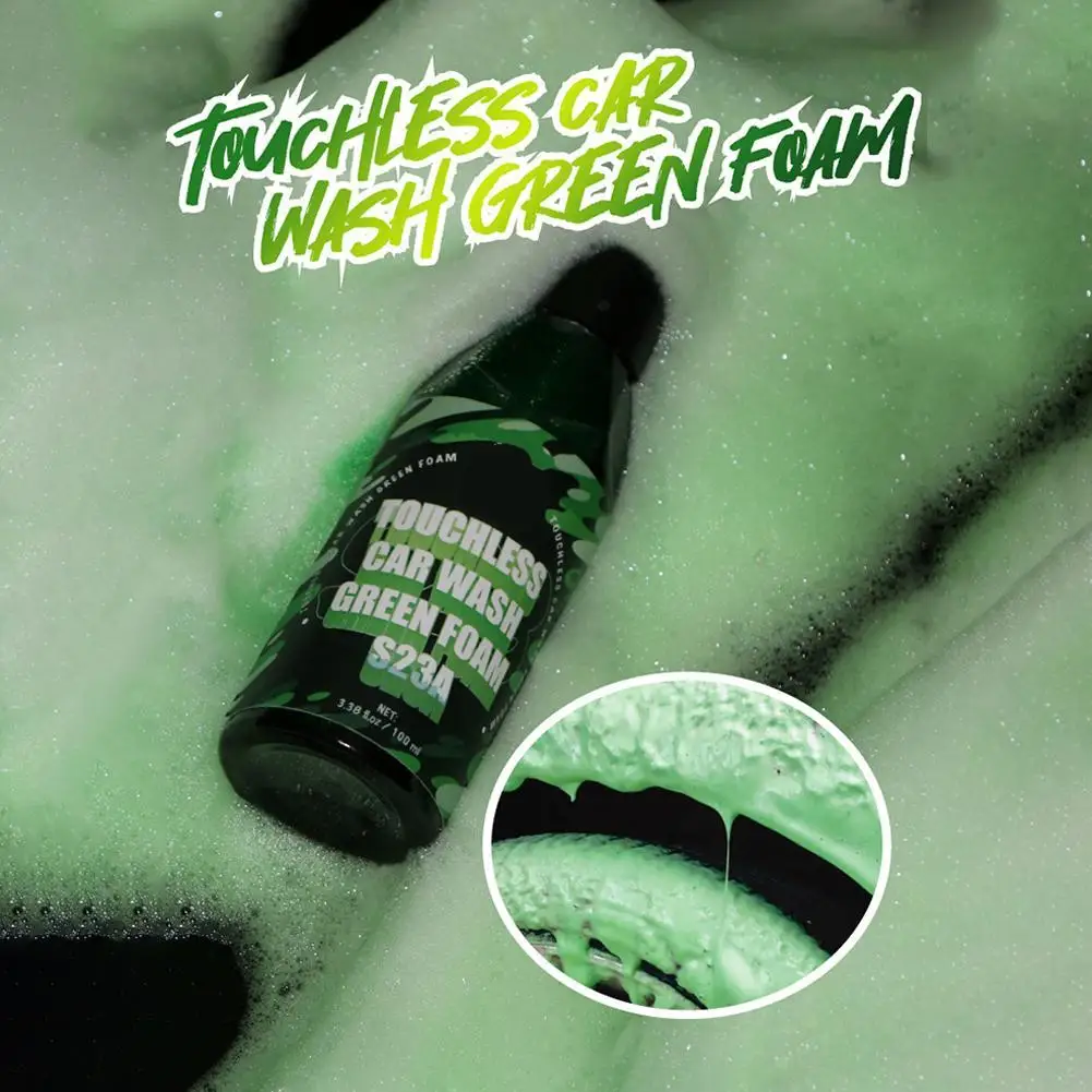Green Foaming Car Wash Soap Works With Foam Cannons And Guns or Bucket Washes) Safe For Cars Trucks Motorcycles RVs & More