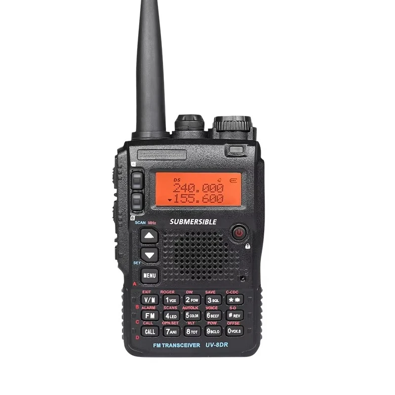 Uhf Vhf CB Radio 2600Mah Battery ZASTONE 8DR Walkie Talkie Dual Band Two Way Radio 5w FM Ham 136-174 400-480Mhz