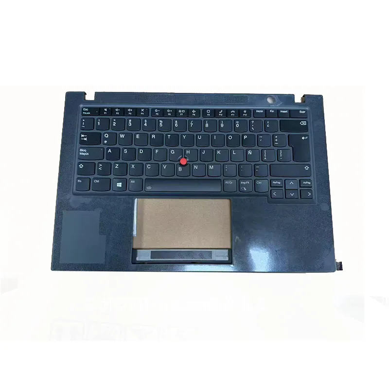 

Palmrest With Spanish Language SP Layout Backlight Backlit Keyboard 5M11A37379 WLAN For Lenovo Thinkpad T14s Gen2 Black Color