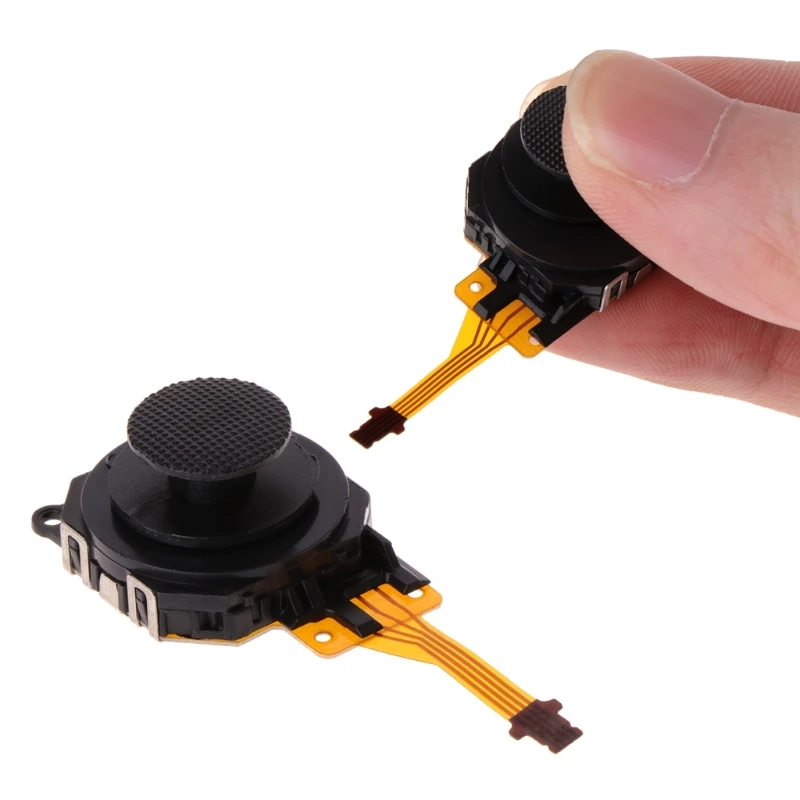 Replacement Part 3D Button Thumbstick Analog Stick Joystick Compatible with PSP 3000 Game Console