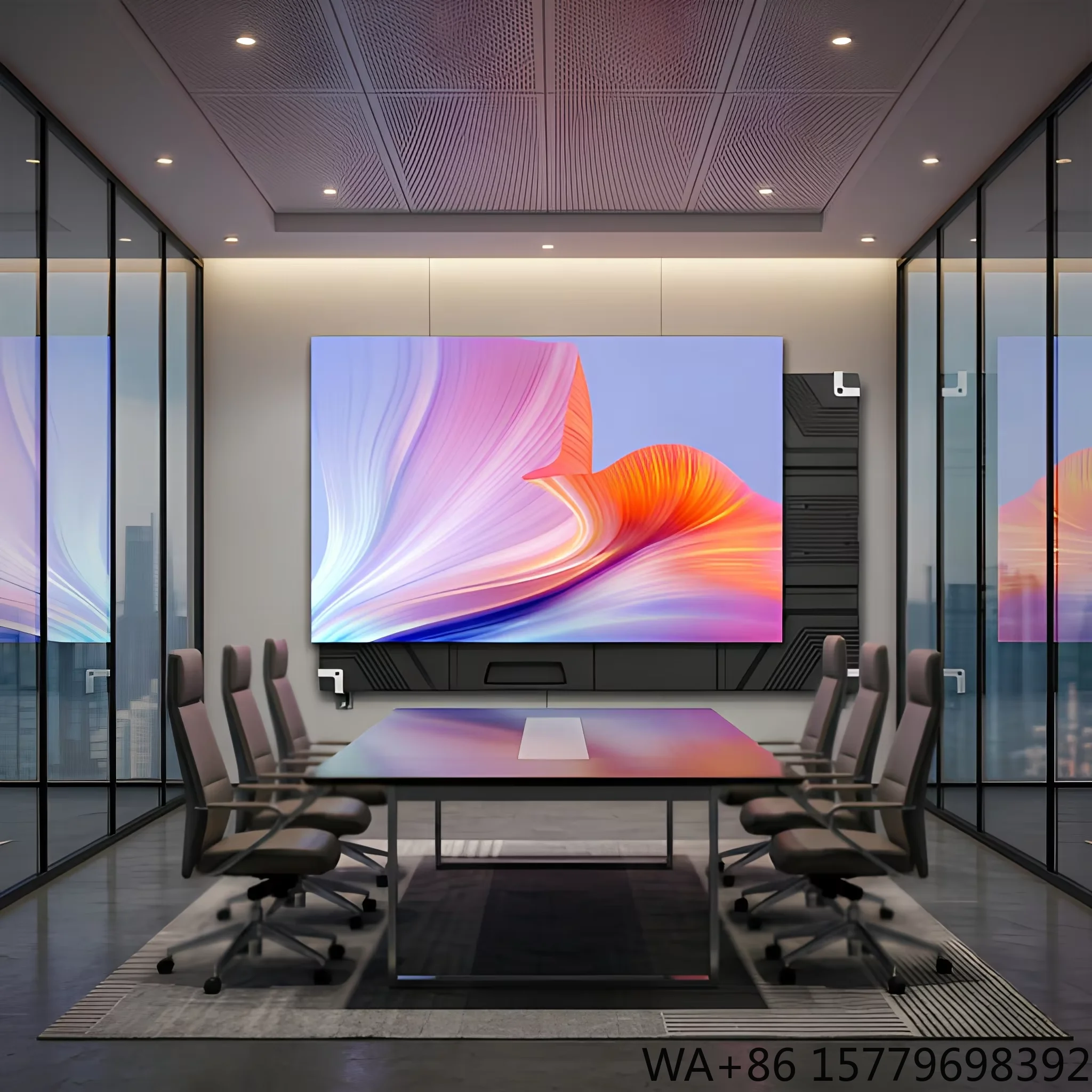 High Definition COB Mini LED Video Wall P0.9 P1.2 P1.5 Indoor Ultra-Thin 4K Display Screen for Meeting Room & Advertising