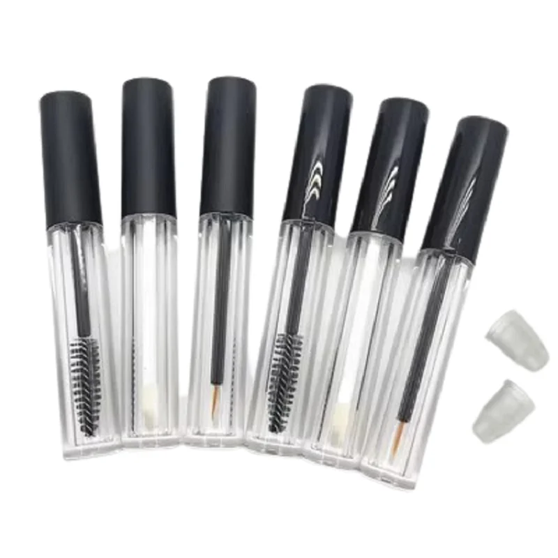 

Refillable Bottle Clear Empty Tube 3ML Lipgloss 30/50Pcs Eyelash Eyeline Tube Cosmetic Container Packaging Plastic Bottle