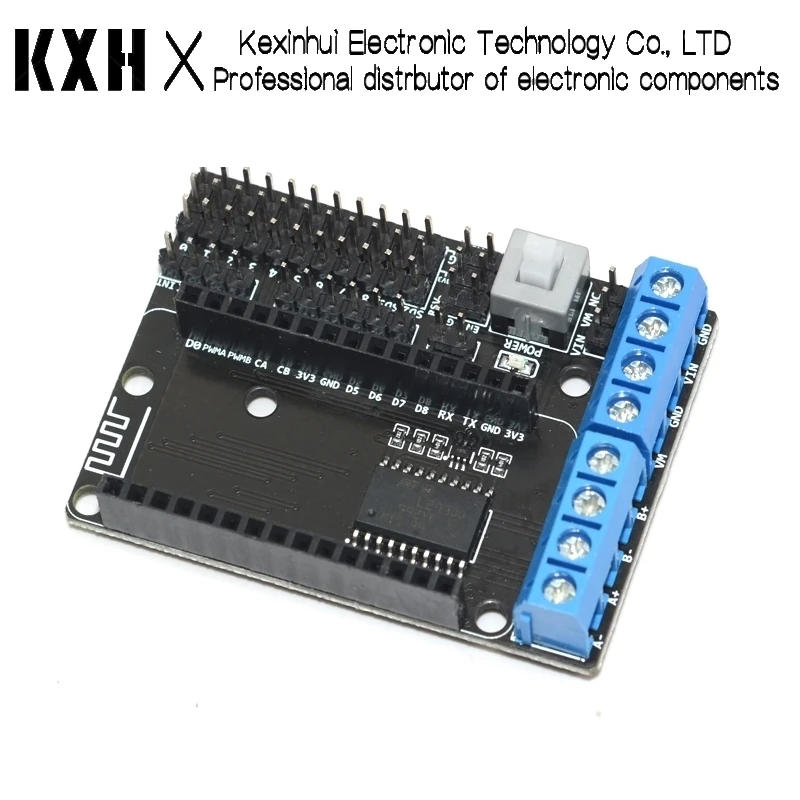 NodeMCU موتور درع مجلس L293D ل ESP-12E من ESP8266 esp 12E عدة لتقوم بها بنفسك لعبة تعمل بالريموت واي فاي rc سيارة ذكية التحكم عن بعد لاردوينو