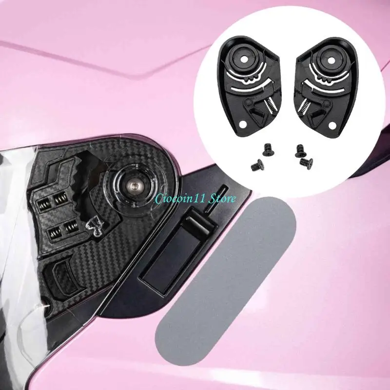Y1ub Helmets Lens Agens Clip Shield Final Fixing Base for Kyt Half Face Celmets