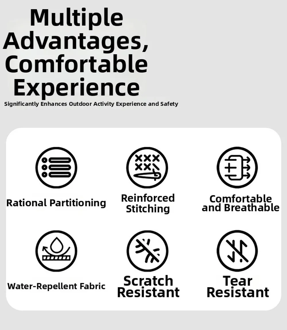 Koreanische Outdoor-Umhängetasche Minimalistisches Design Wasserdichte Unisex-Gürteltasche mit Wasserkocherfach 6 Farben Camping-Schultertasche – Detail 4