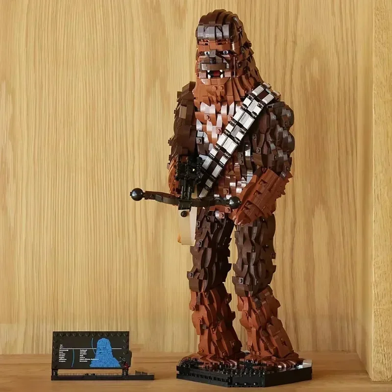 Blocs de construction Chewbacca créatifs, 2319 pièces, ornement exquis, 1 figurine, briques de construction, jouet, cadeau pour enfants et adultes