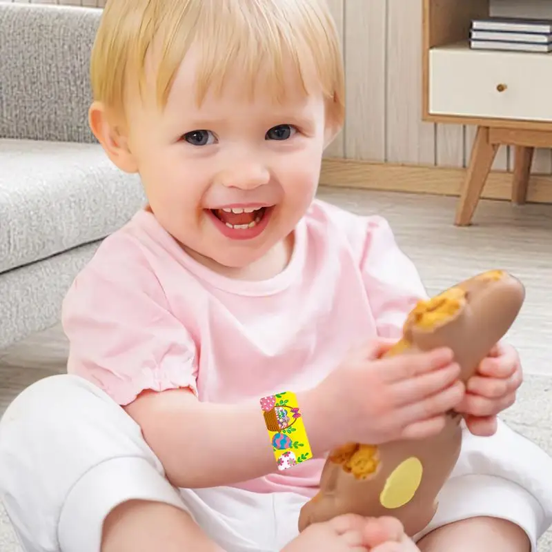 1 Buah Gelang Jepret Kelinci Telur Hadiah Pesta Gelang Tamparan Tema Selamat Paskah Hadiah Pesta Liburan Perlengkapan Pesta Ulang Tahun Anak