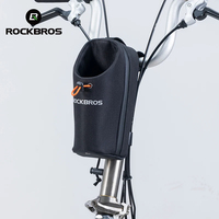 ROCKBROS Bike Front Bag 1.5L Water Bottle Bag Large-caliber Folding Bicycle MTB Road Riding Bag Adjustable Cycling Accessories