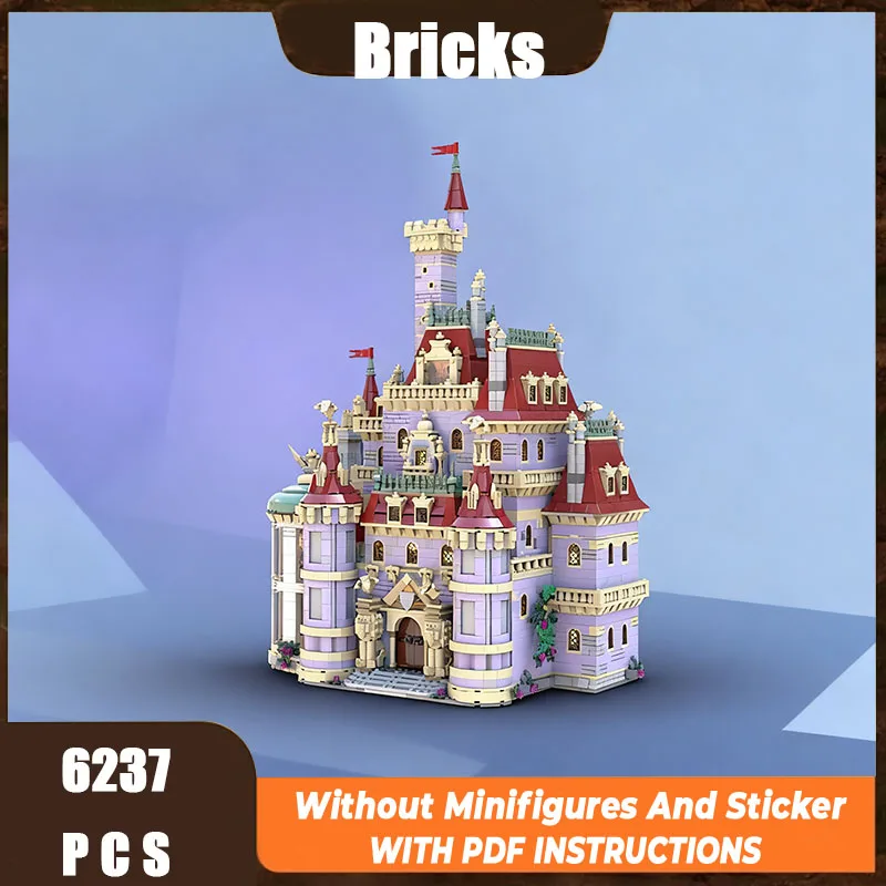 

Изысканный новый продукт MOC, строительные блоки, средневековая модель, замок зверя, технология, модульная детская игрушка, подарок, набор для сборки «сделай сам»