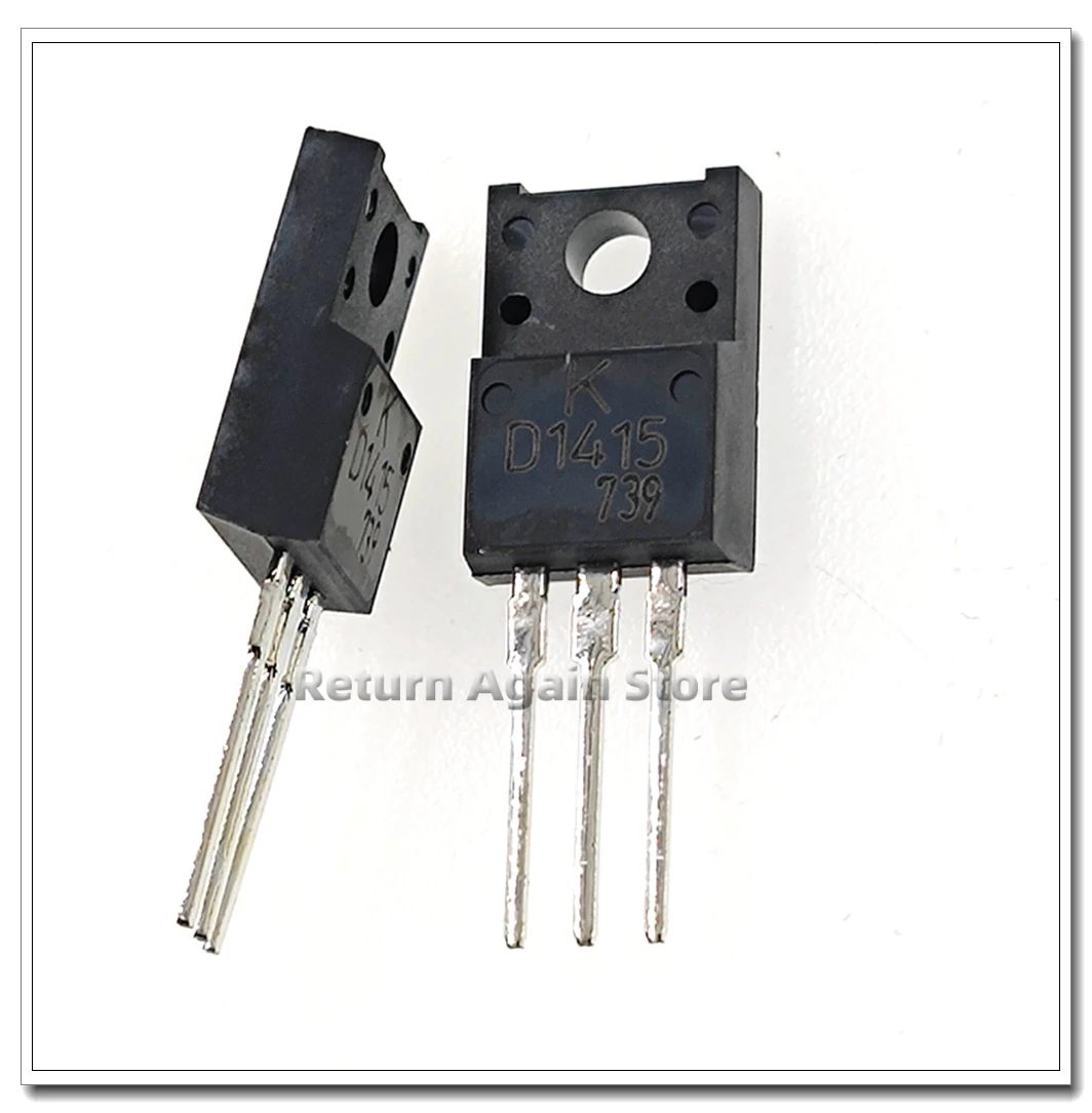 10PCS/LOT KD1415  KTD1415 TO-220F Common MOS field-effect transistors  Direct insertion transistor