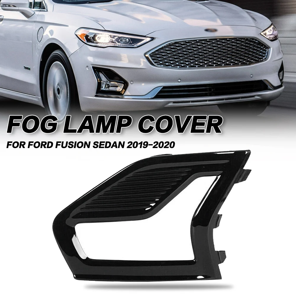 Front fog lamp cover fog lamp decorative frame suitable for Ford Fusion Sedan 2019-2020 paint fog lamp cover