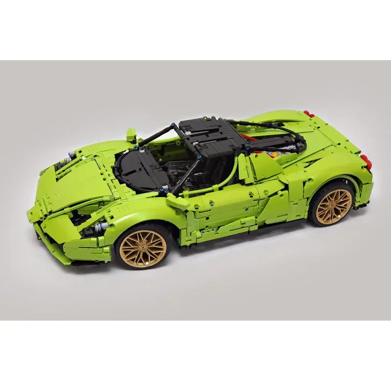 42115 Классический суперкар, совместимый с новым суперкар MOC-46921, модель строительного блока в сборе • 2756 деталей, детский подарок на день рождения, игрушки