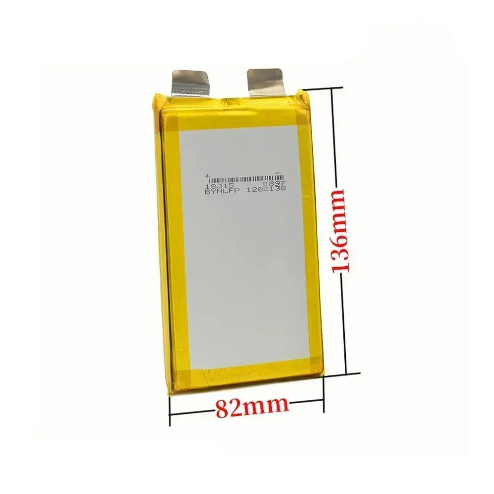 1282138 3.2V10000mAh  Lifepo4 Lithium Iron Phosphate Battery High Capacity for Electric Bicycle Tablet PC GPS DVD Backup Battery