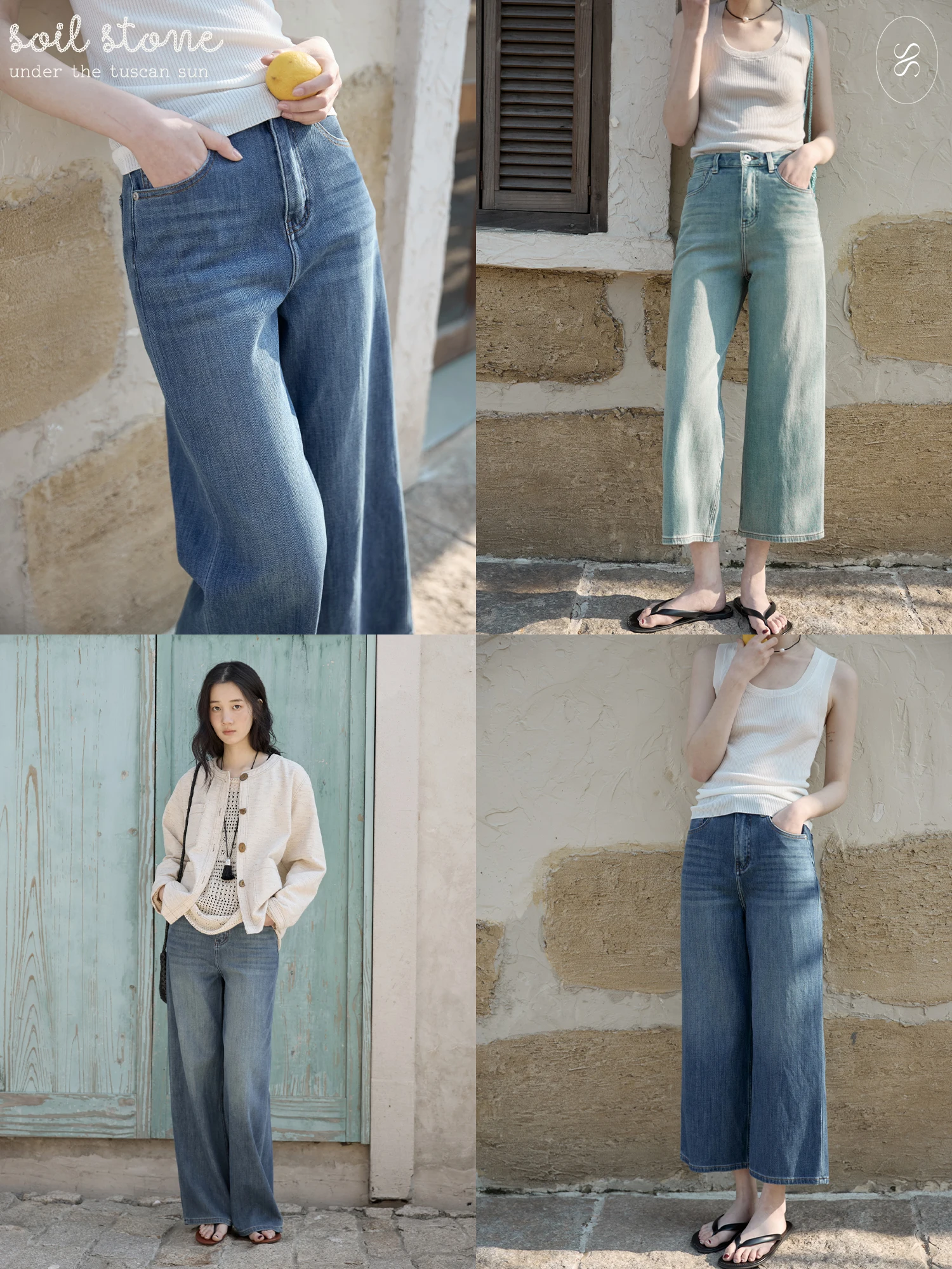 

Новые женские джинсы New Soil Stone с высокой талией, облегающие, повседневные, с эффектом потертости, длинные прямые леггинсы, весна-осень, длина в пол (9/10)