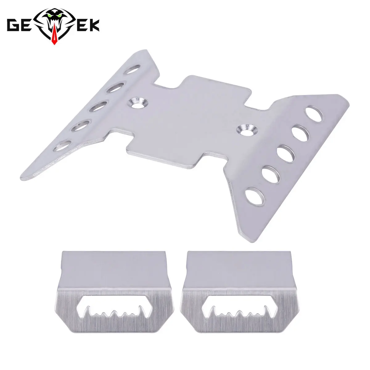 Metal Portal Axle Skid Plate Chassis Armor for 1/10 RC Crawler Car Axial SCX10 III CJ7&Gladiatus Wrangler Bronco Upgrade Parts