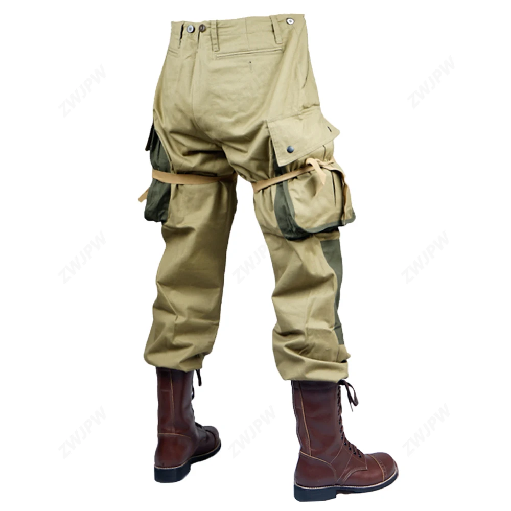 WWII WW2 US Combat 1942 M42 Uniform 101 Air Force paracadutisti truppe pantaloni uniforme militare pantaloni rievocazioni di guerra 5605101