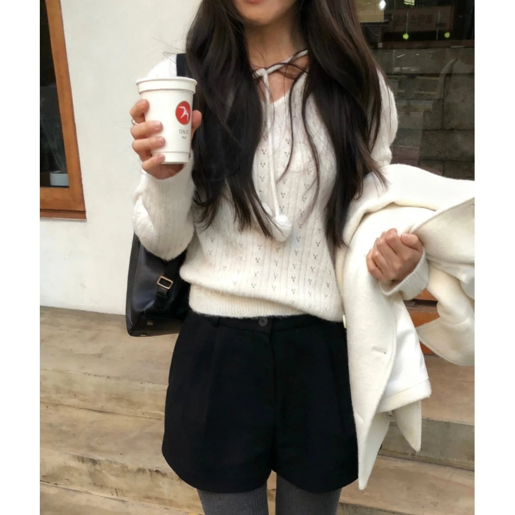 

Шикарная вязаная шапка, свитер, женский мягкий длинный свек Sweet Sle, осень-зима, Новое поступление, универсальный простой дизайн, топ irt