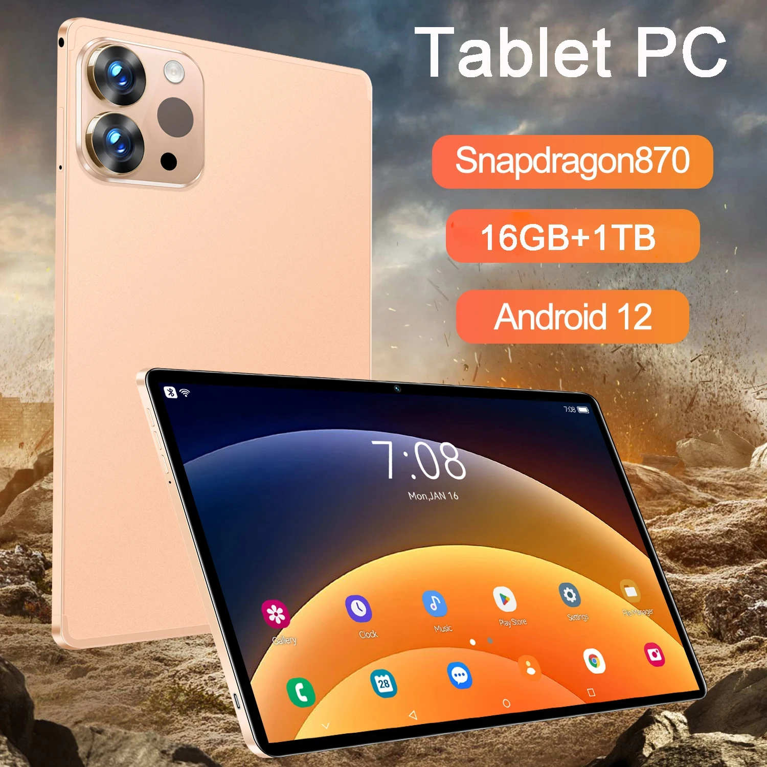 

2024 Android Tablet Pad 5 Pro 16G+1TB 10 inch Original Tablette 5G Dual SIM Card or WIFI Global Version Tablets PC with keyboard