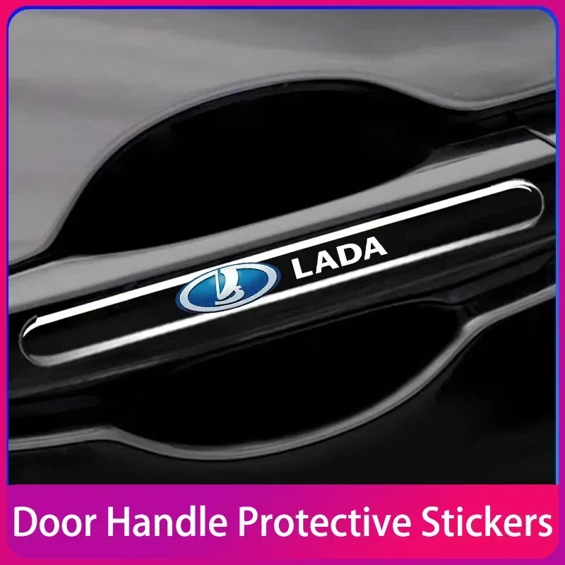 

Car door handle anti-collision strip protection strip Accessories For Lada Granta Vaz Kalina Priora Niva Samara 2 Accessories