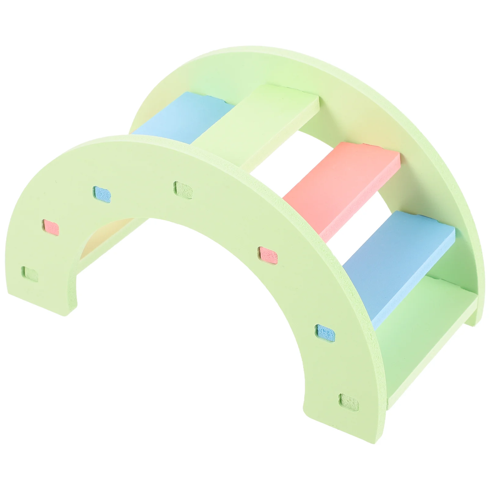 

Green Rainbow PVC Hamster Toy Arch Bridge for Chinchilla Gerbil Cage Decor Pet Exercise Play Reptile Bridge Toys Small Animal