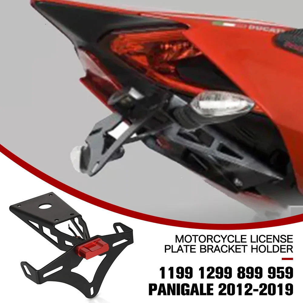 

Motorcycle License Plate Bracket Holder For Ducati 1199 1299 899 959 Panigale 2012 2013 2014 2015 2016 2017 2018 2019 Accessorie