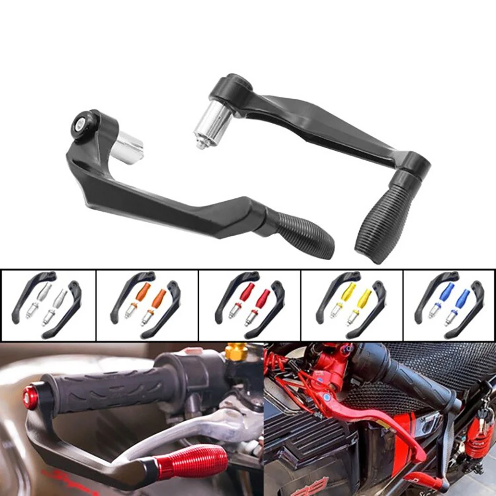 Universal Motorcycle CNC Aluminum Brake Clutch Lever Handguard Shield and Protector Gear Modification Accessories 7/8