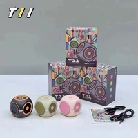 T11 Mini Portable Bluetooth Speaker With RGB Light Wireless Fidget Spinner Sound box Stylish Stress-Relief  subwoofer