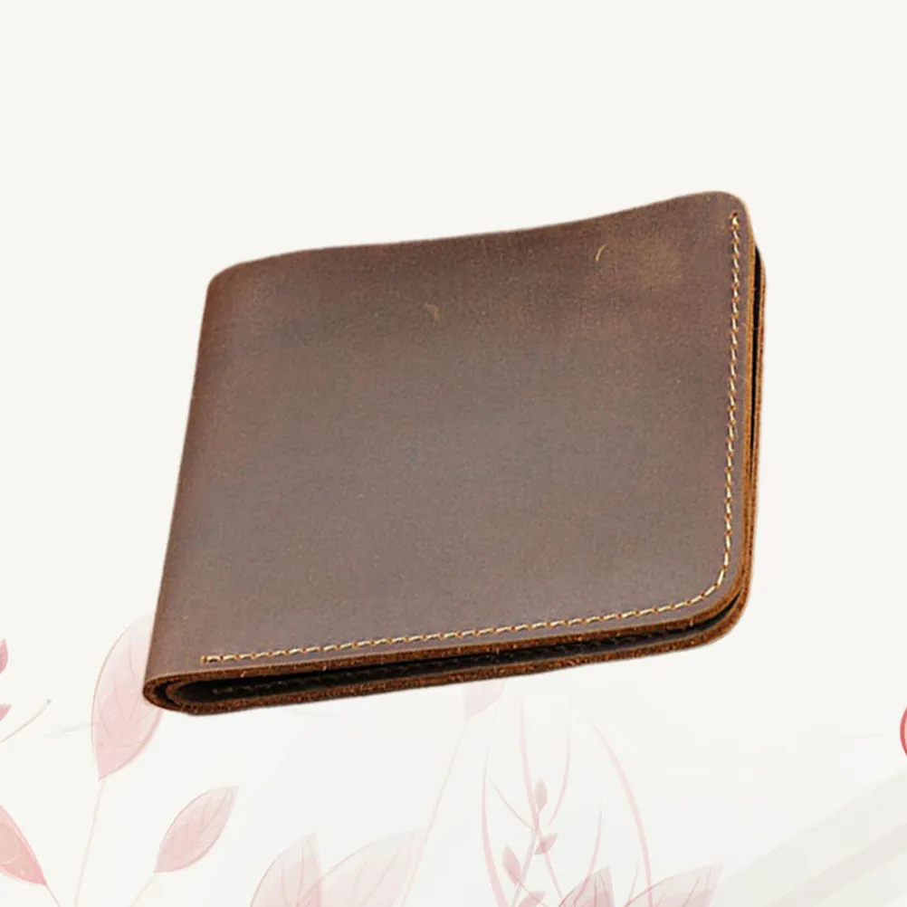 

Короткий складной кошелек в стиле ретро, кошелек-портмоне, мужской кошелек, держатель для визитных карточек и наличных, подарок