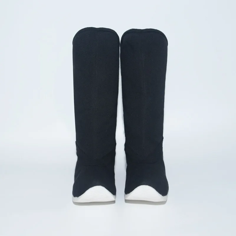 anime mod oz u shi LAN Wang en Wei W U lijn cosplay schoenen zwarte laarzen mannen Chinese traditionele Hanfu retro prop oude laarzen