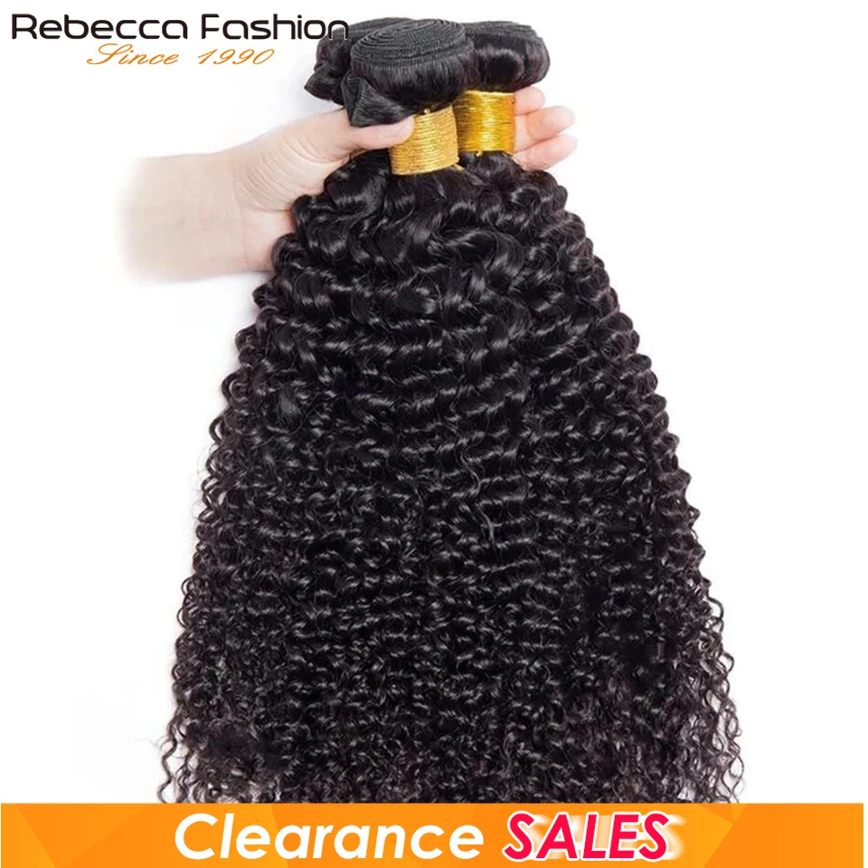 البرازيلي غريب مجعد الشعر البشري حزم 1/3/4 قطع جيري مجعد وصلات شعر طبيعية امرأة الرطب ومموج حزم الشعر البشري #3