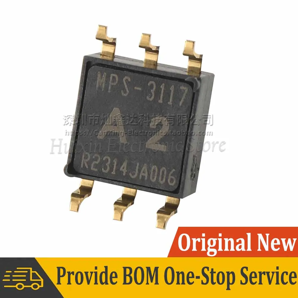 2pcs MPS-3117-A2 MPS-3117-006GC SMD Monitor Silicon Pressure Sensor 40kPa 5.8PSI For Electronic Blood Pressure