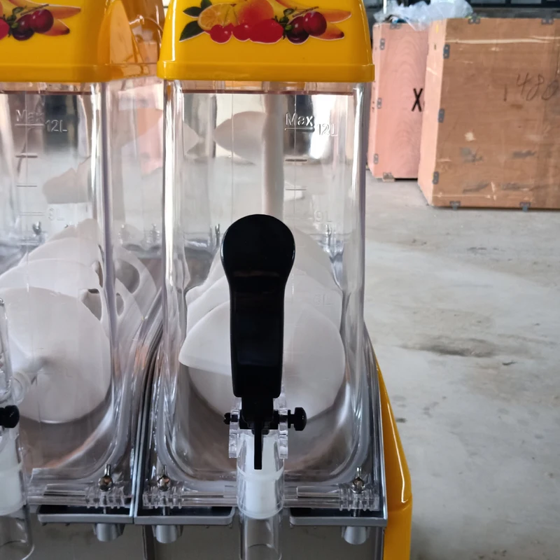 

1-4 Tank Fully Sealed Commercial Slush Machine Frozen Juice Smoothie Slushie Maker for Cold Drink Bar Beverage Production