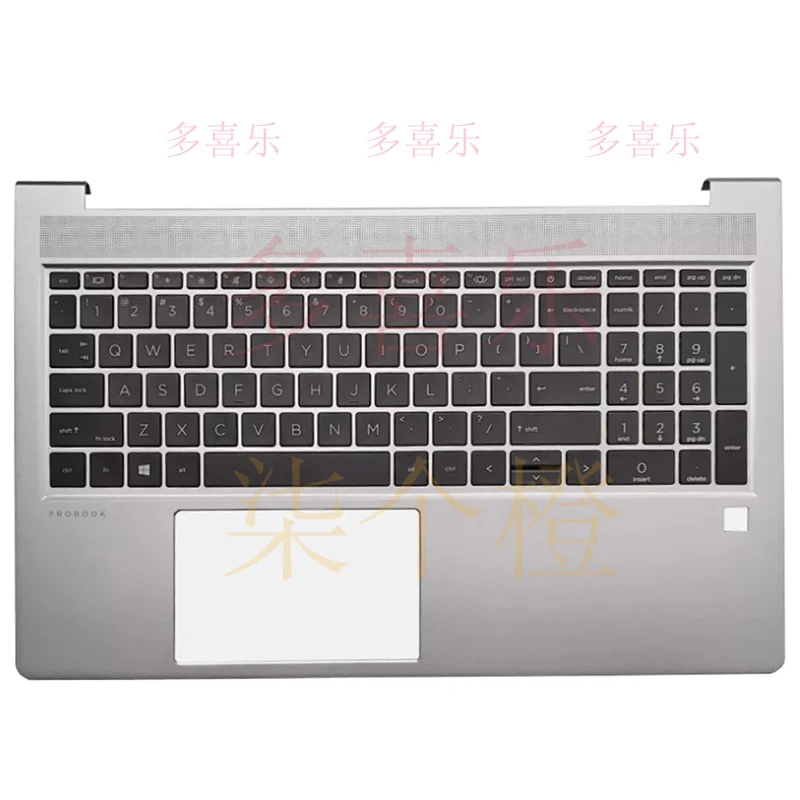 

ZMZM for HP ProBook 450 G10 - New Silver Palm Rest with Backlit Keyboard Cover N43874-001