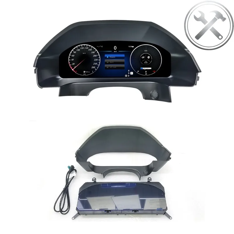 

MEKEDE 12.3inch LINUX System Multilingual HD LCD Digital Dashboard Speedometer With Wireless Carplay Auto Parts for E‑Class W2