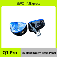 EPZ Q1 Pro Yunshuilan Wired Earphones HIFI Bass Earbuds IEM In Ear Gamer headset MIC Type C 0.78 2 Pin Detachable Cable