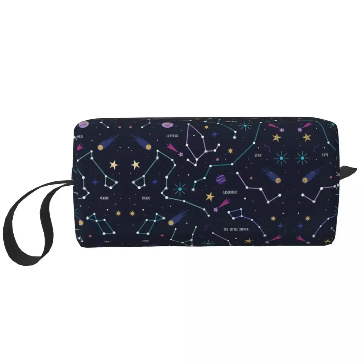 The Stars Makeup Bag Cosmetic Organizer Storage Dopp Kit Toiletry Cosmetic Bag for Women Beauty Travel Pencil Case