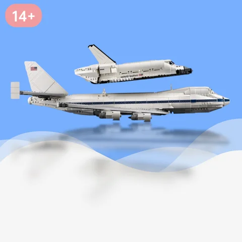 2417PCS Shuttle Aerei Building Blocks Esplorazione Spaziale FIT 10360 Aereo Architettura Giocattolo di Mattoni Regalo Di Natale Per Adulti