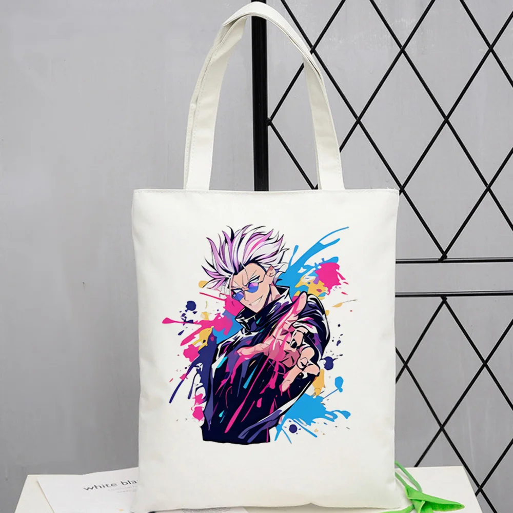Gojo Satoru tote bag foldable totebag grocery y2k femme