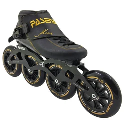 PASENDI Speed Roller Skates 4 wheel Roller Skating Shoes Carbon Fiber  inline speed Skate for men and women