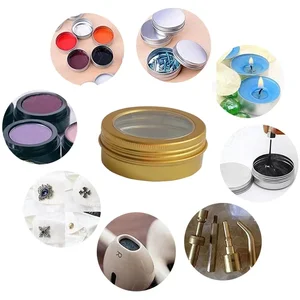 48/24 Pces Aluminium Blechkasten 60g Kosmetische Behälter Schleier Kerze mit Lippenbalsam Wildow Gloss Verpackung Schmuck Tee Organizer 8 Hauptverkäufe Caixa Gloss Lippe - №3