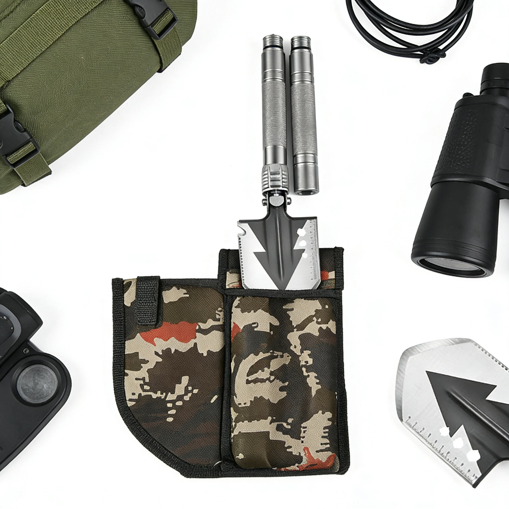 Basic models CustomizableFor Waterproof Winter Snow Removal And Camping Emergency Shovel Durable Folding Snow Shovel